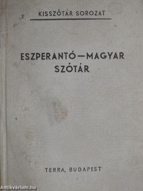 Eszperantó-magyar szótár 