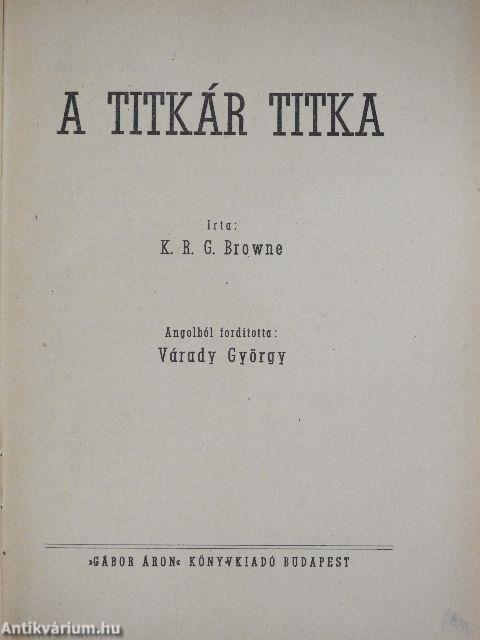 A titkár titka