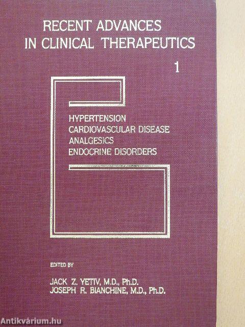 Recent Advances in Clinical Therapeutics I.