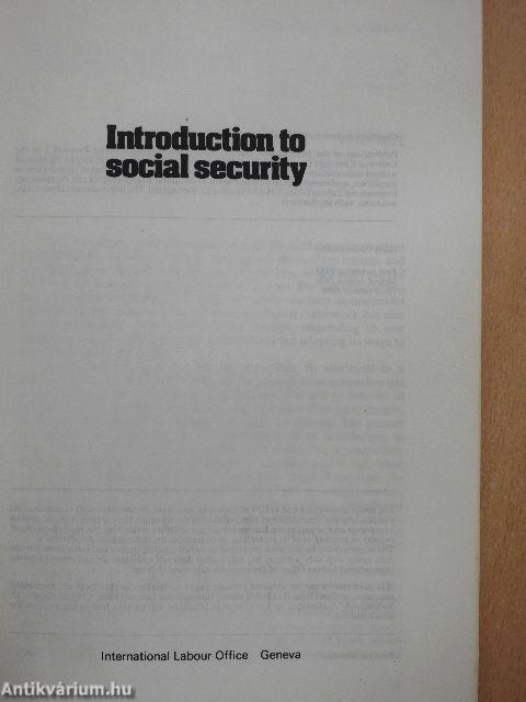 Introduction to social security