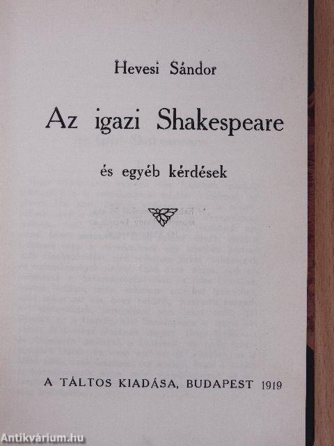 Az igazi Shakespeare