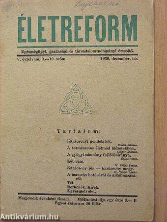 Életreform 1936. december