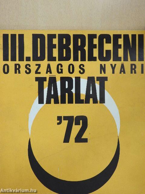 III. Debreceni Országos Nyári Tárlat 1972