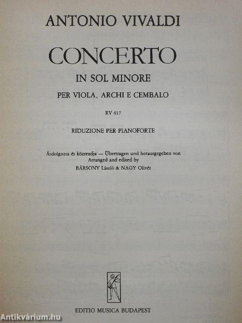 Concerto in sol minore