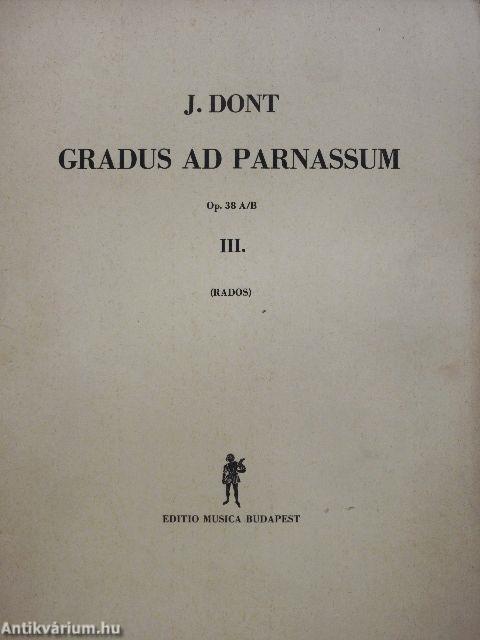 Gradus ad Parnassum III.