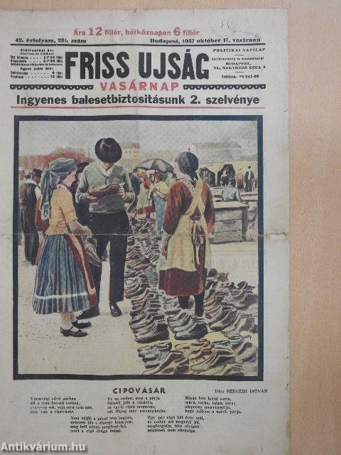 Friss Ujság Vasárnap 1937. október 17.