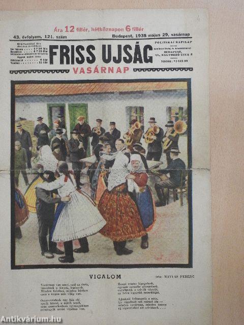 Friss Ujság Vasárnap 1938. május 29.