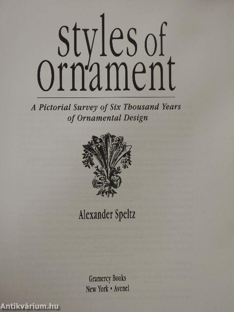 Styles of Ornament