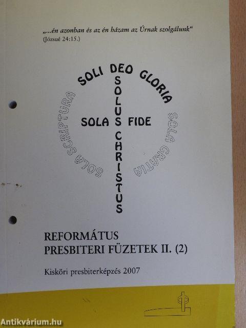 Református presbiteri füzetek II. (2)