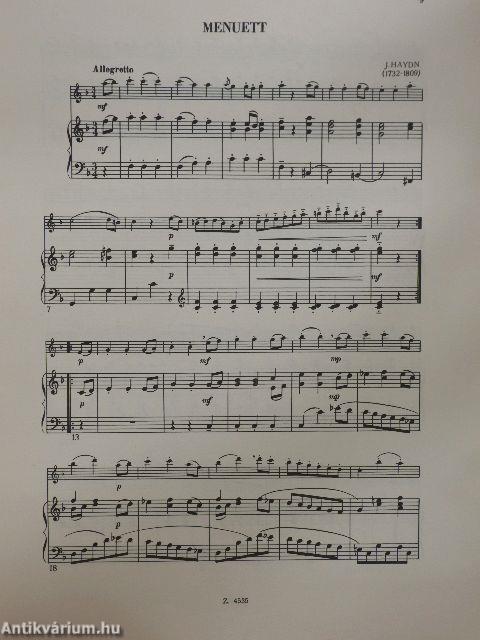 Előadási darabok hegedűre zongorakísérettel I.