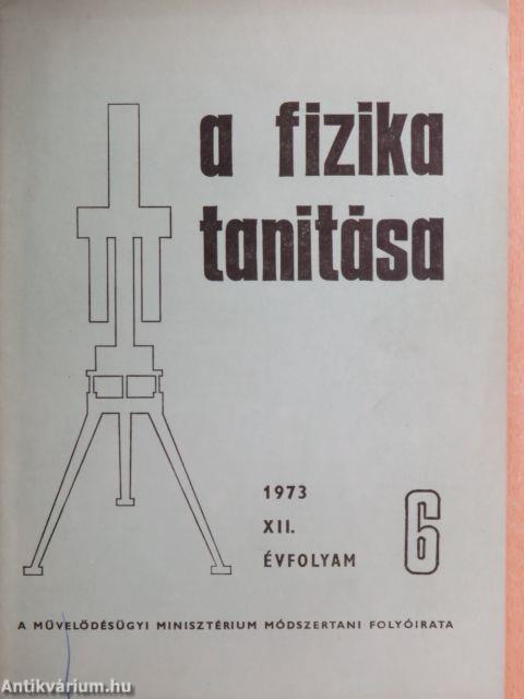 A fizika tanítása 1973/6.