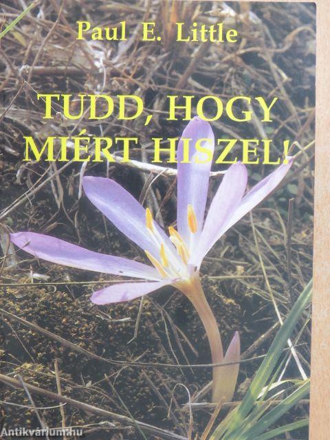 Tudd, hogy miért hiszel!