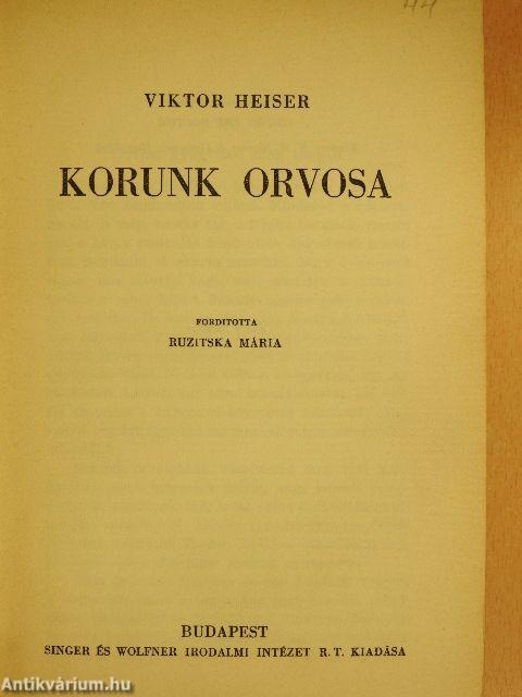 Korunk orvosa