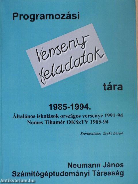 Programozási versenyfeladatok tára 1985-1994