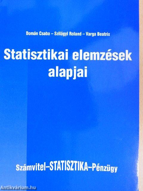 Statisztikai elemzések alapjai