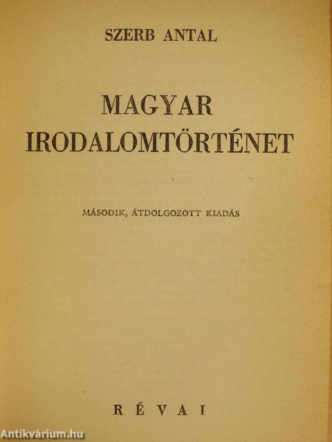 Magyar irodalomtörténet