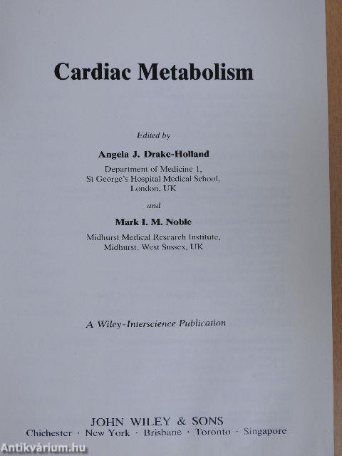 Cardiac Metabolism