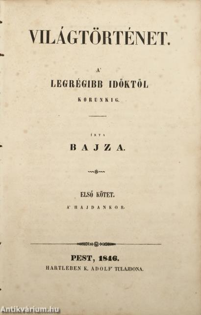 Világtörténet I-III.