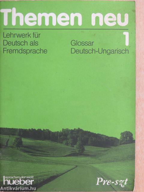 Themen neu 1 - Glossar Deutsch-Ungarisch