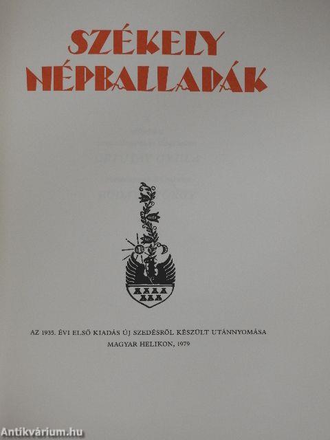 Székely népballadák