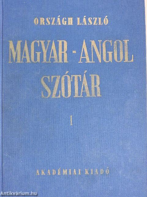 Magyar-angol szótár I-II.