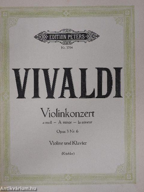 Violinkonzert A-moll Op. 3. Nr. 6.