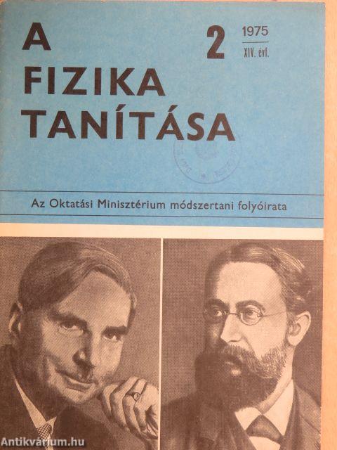 A fizika tanítása 1975/2.