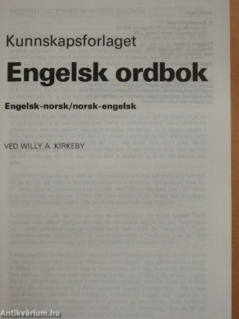 Engelsk ordbok