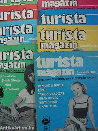 Turista Magazin 1982. (nem teljes évfolyam)