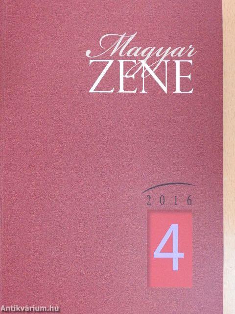 Magyar Zene 2016/4.