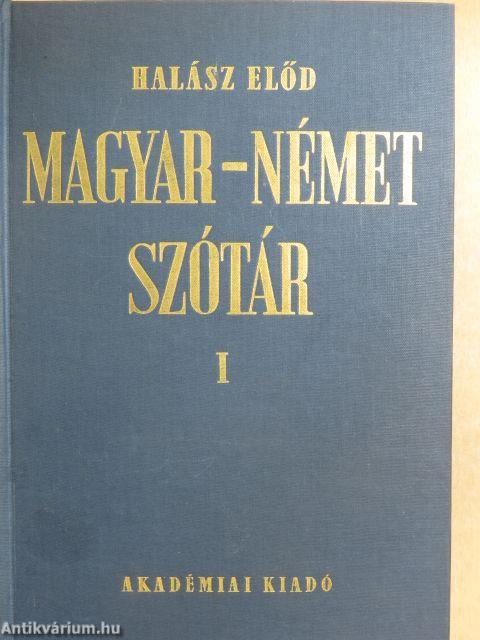 Magyar-német szótár I-II.