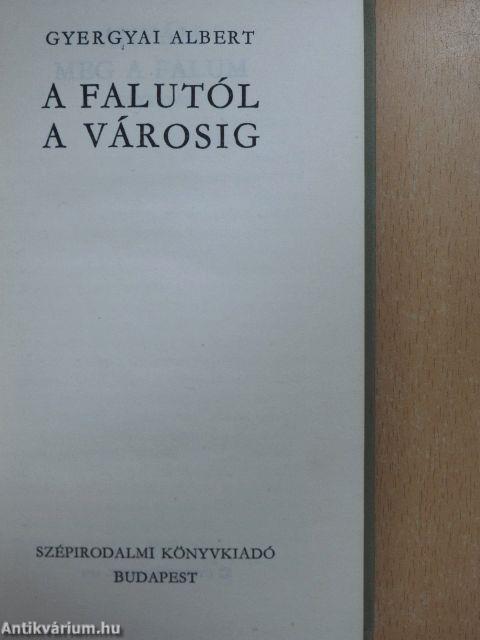 A falutól a városig