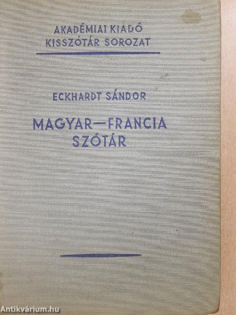 Magyar-francia szótár