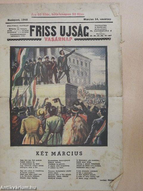 Friss Ujság Vasárnap 1948. március 14.