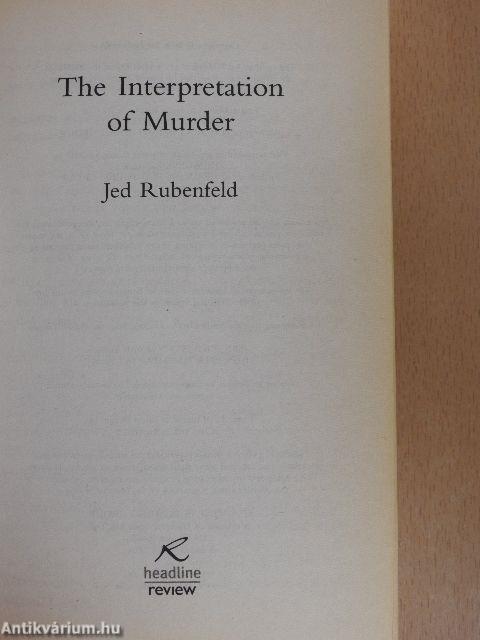 The Interpretation of Murder