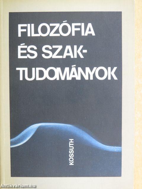 Filozófia és szaktudományok