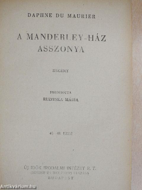 A Manderley-ház asszonya