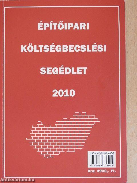 Építőipari költségbecslési segédlet 2010