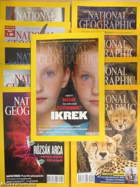 National Geographic Magyarország 2012. (nem teljes évfolyam)