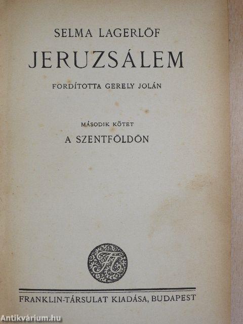 Jeruzsálem I-II.