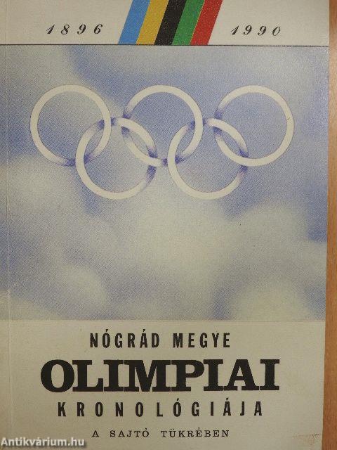 Nógrád Megye olimpiai kronológiája 1896-1990