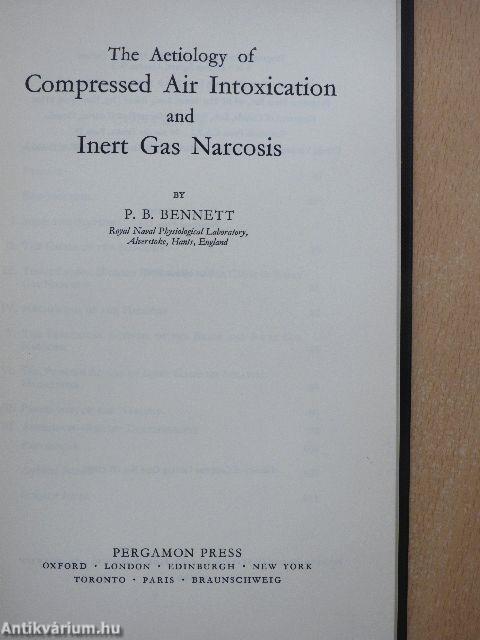 The Aetiology of Compressed Air Intoxication and Inert Gas Narcosis