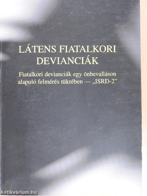 Látens fiatalkori devianciák