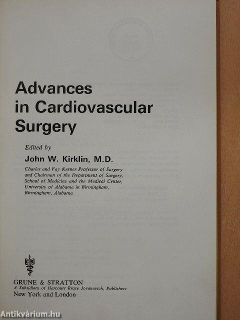 Advances in Cardiovascular Surgery