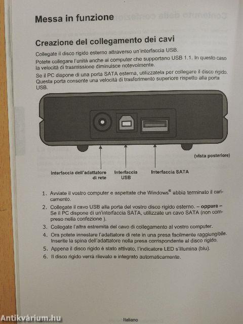 1000 GB-os külső merevlemez/Externe 1000 GB Festplatte/Disque dur externe 1000 Go/Disco rigido esterno da 1000 GN/Zunanji trdi disk 1000 GB