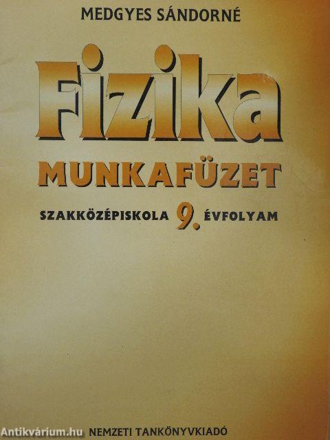 Fizika munkafüzet 9.