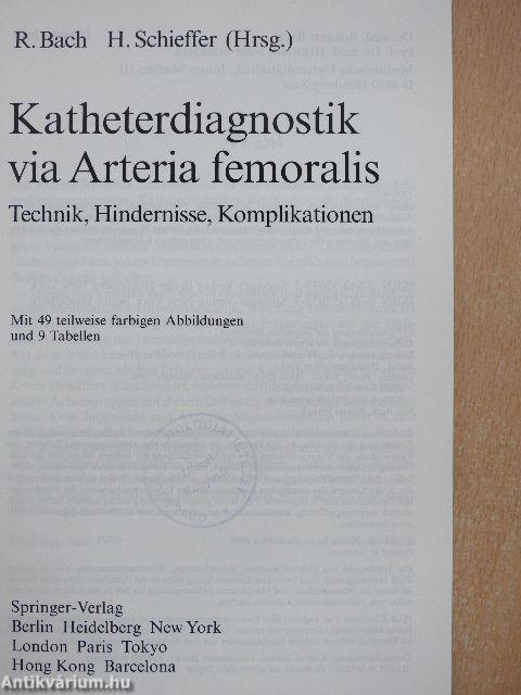 Katheterdiagnostik via Arteria femoralis