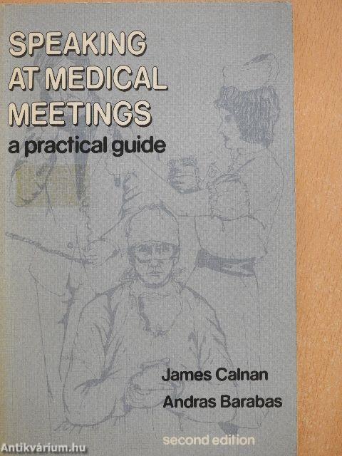 Speaking at Medical Meetings