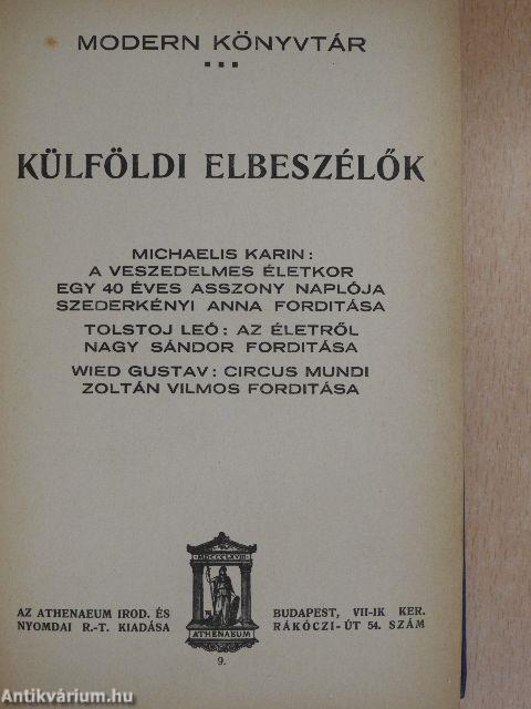 Külföldi elbeszélők II.