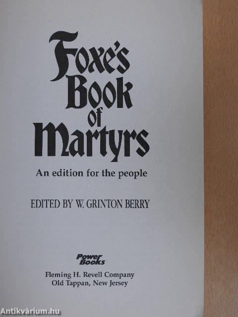 Foxe's Book of Martyrs